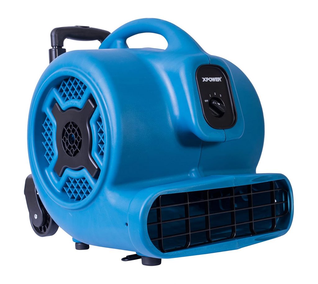 Centrifugal Air Mover and Carpet Dryer